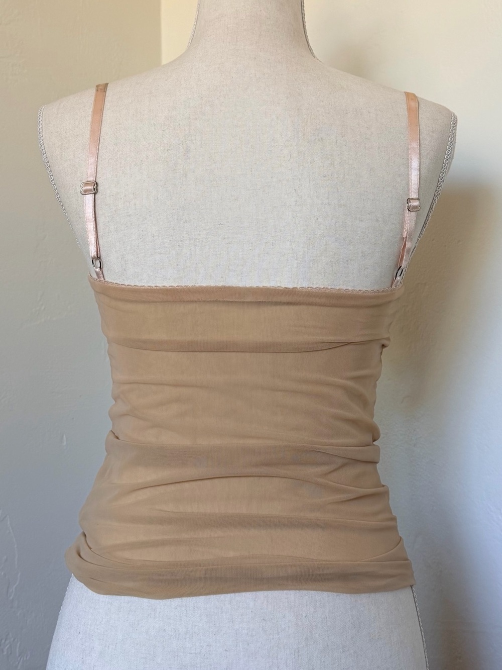 Rare Vintage Alexander McQueen S/S 2003 "Irere" Mesh Knit Leather Cherry Cami - Picture 4 of 10